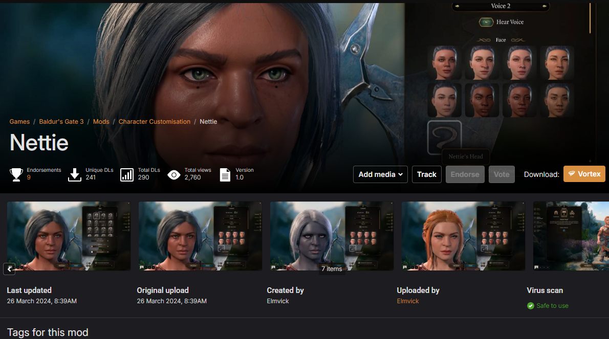 Custom character mod screenshot 21